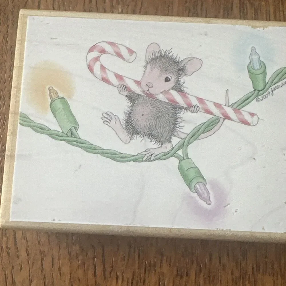 Stampabilities House Mouse You Cane Light The Way HMJR1081 Christmas Candy